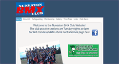 Desktop Screenshot of nuneatonbmxclub.co.uk